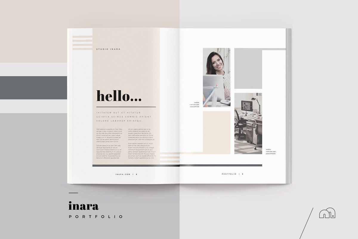 时尚优雅的企业画册模板 Inara – Pitch Pack