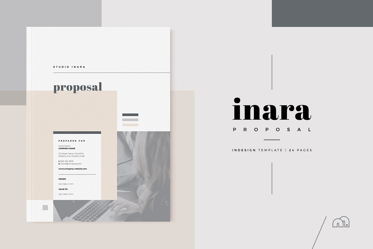 企业项目画册制作模板 Proposal Inara 254