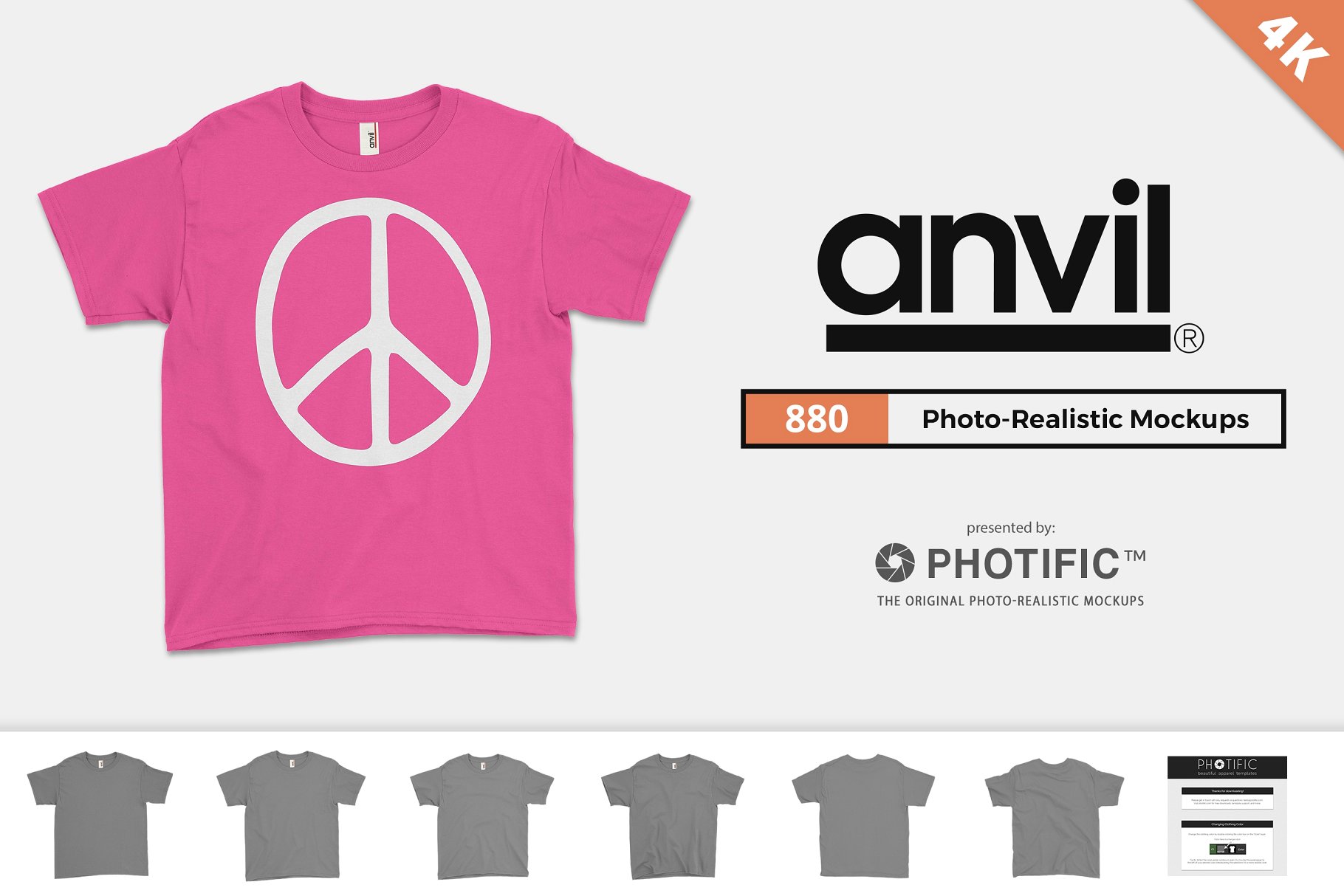 女性T恤样机 Anvil  Women’s T-Shirt