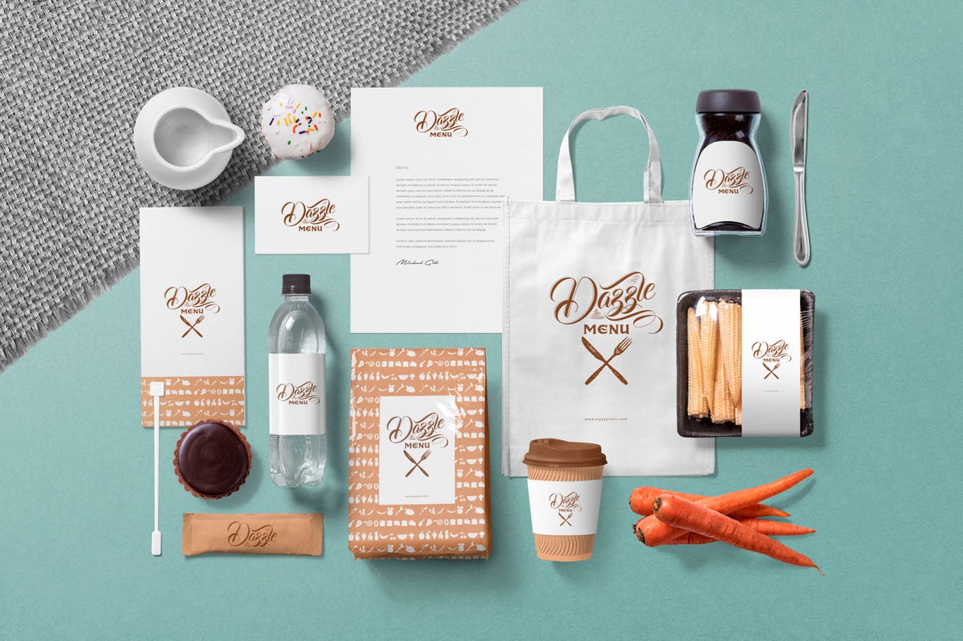 时尚高端优雅的咖啡主题包装设计coffee-themed-b