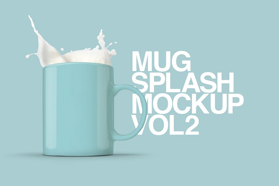 马克杯样机 Mug Splash Mockups #1409