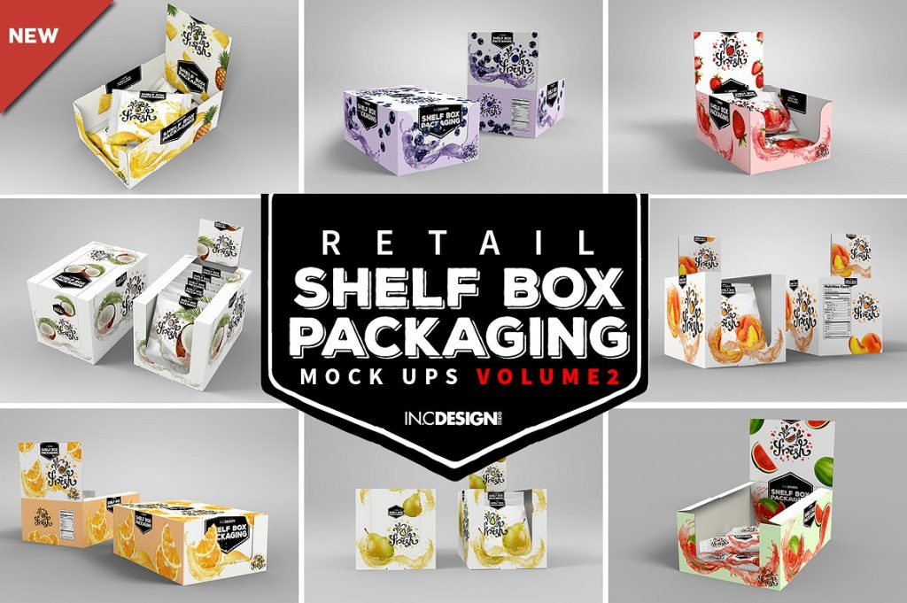 多角度零售包装Retail_Shelf_Box_Packag