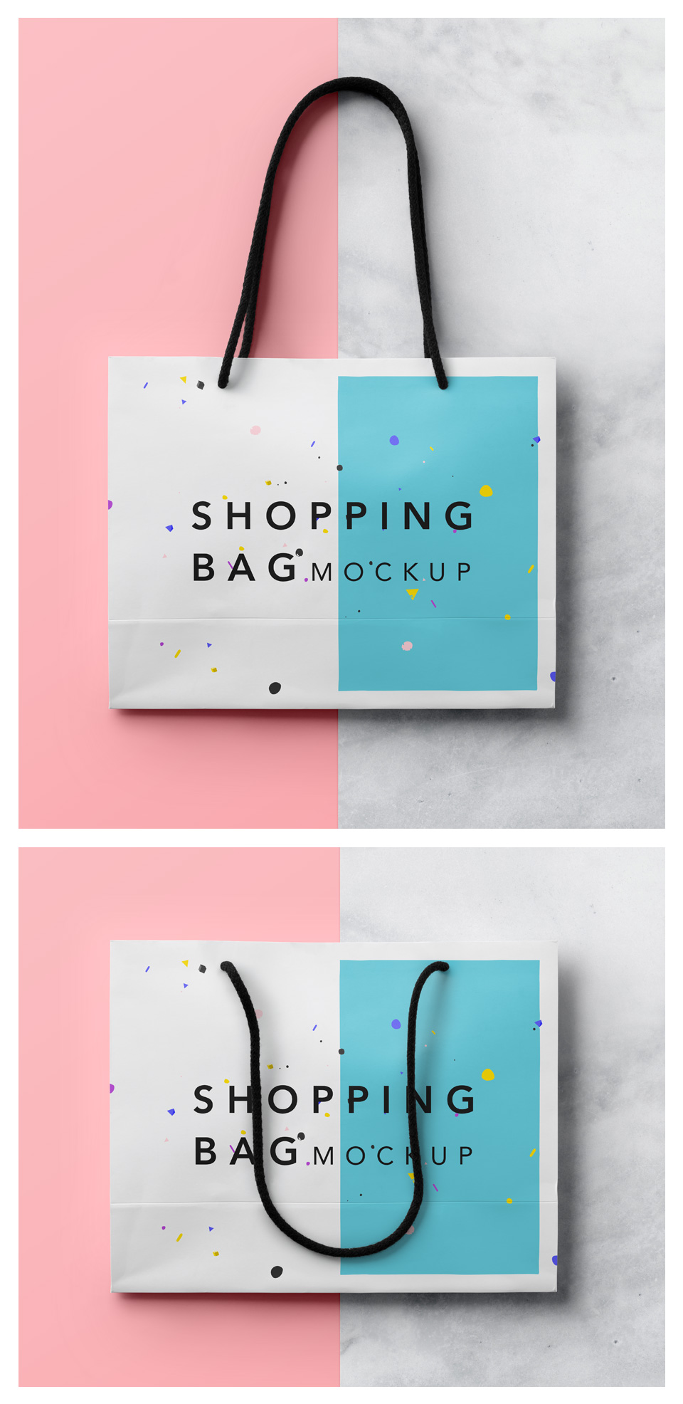 十分适合女性购物的手提袋Shopping-Bag-Mocku