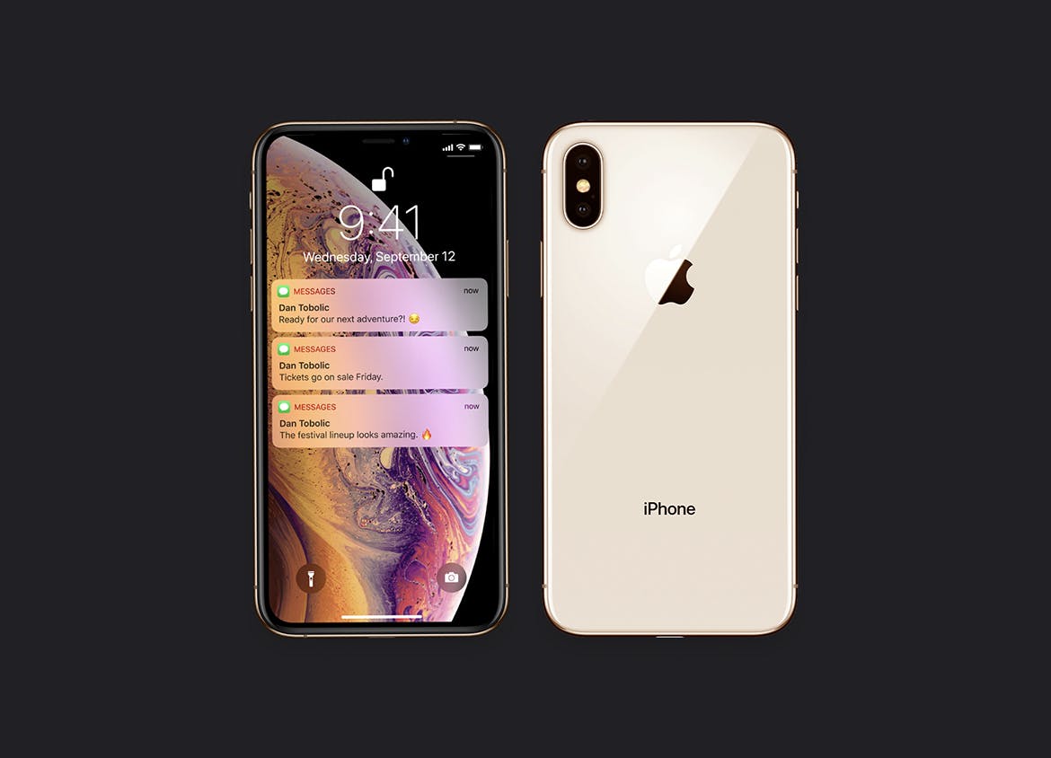 全新iPhone XS样机展示模型new-iphone-xs