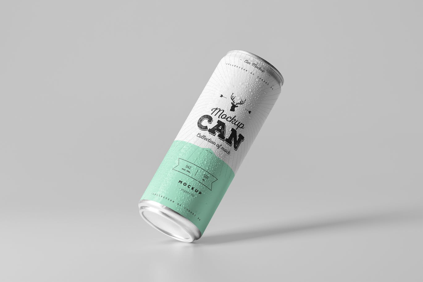 高品质的500ML可乐啤酒易拉罐包装设计can-mock #