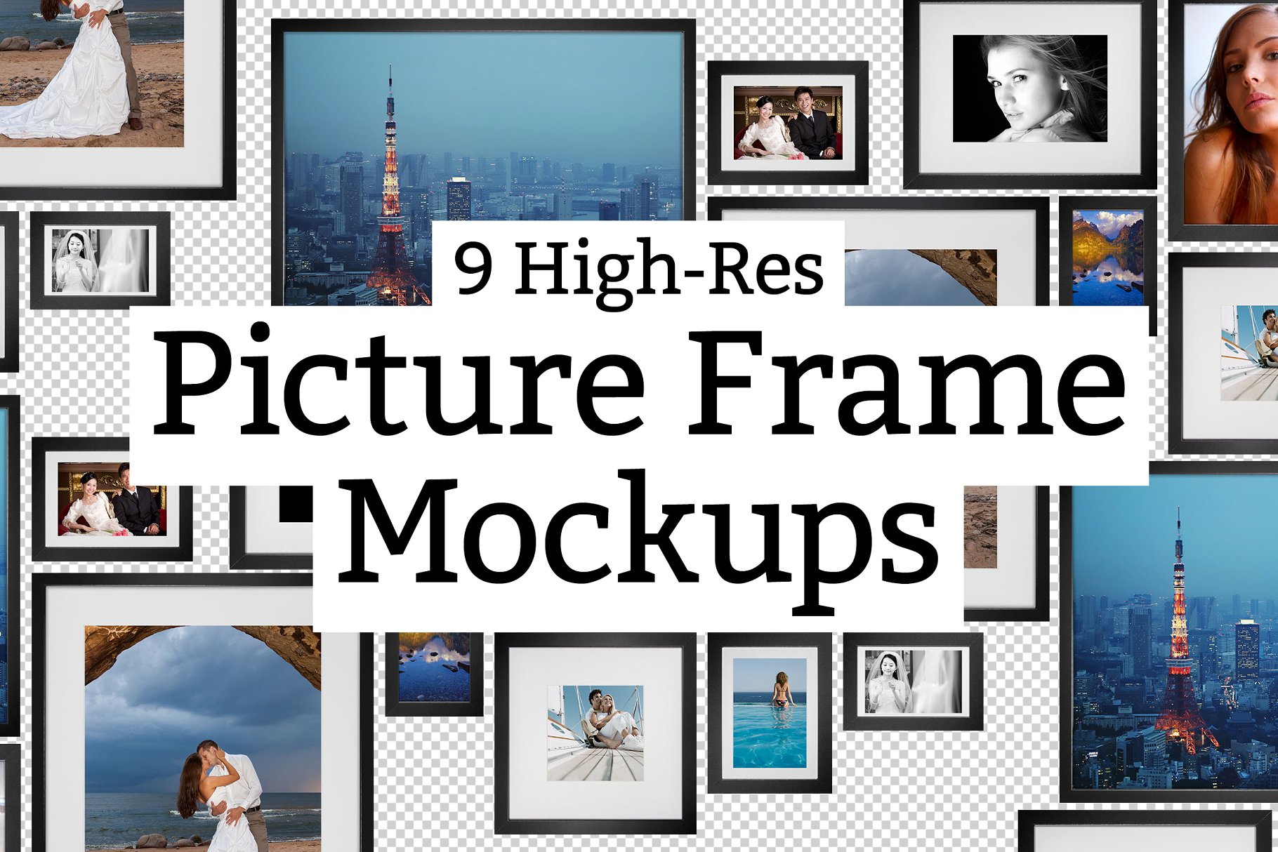 画框展示样机 9 Picture Frame Mockups
