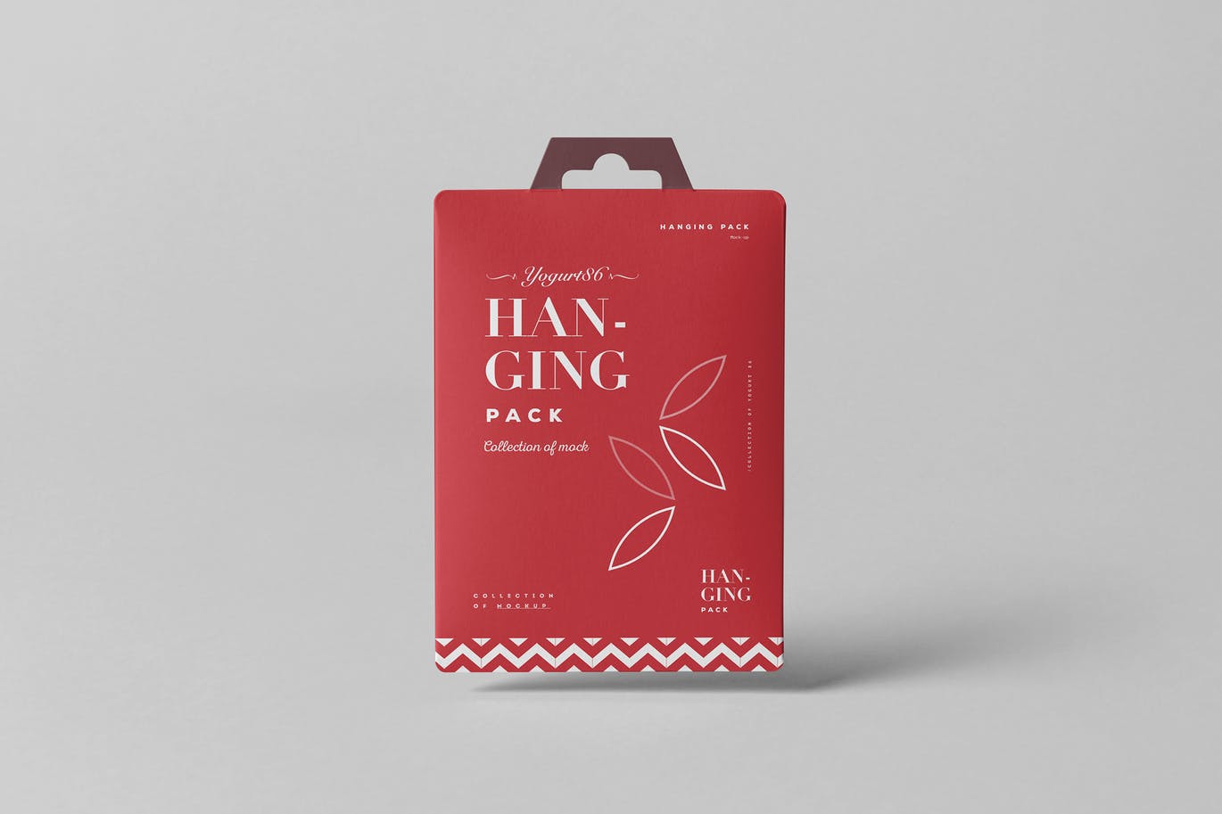 高品质的时尚高端挂包包装设计hanging-pack-moc