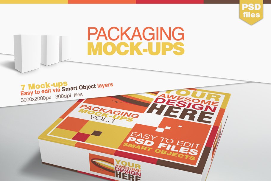 快餐披萨包装样机 Packaging Mock-ups #9