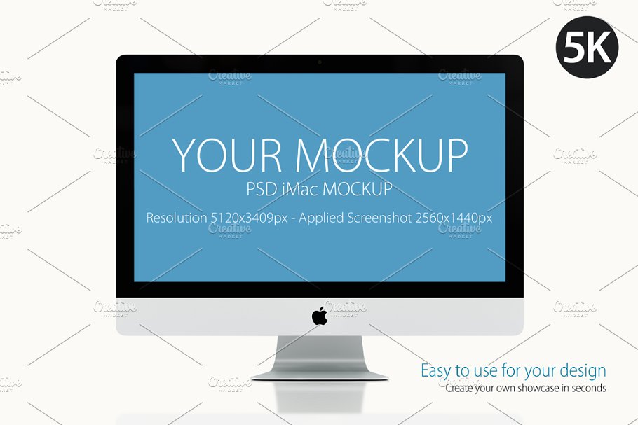 苹果iMac样机 Apple iMac Mockup on