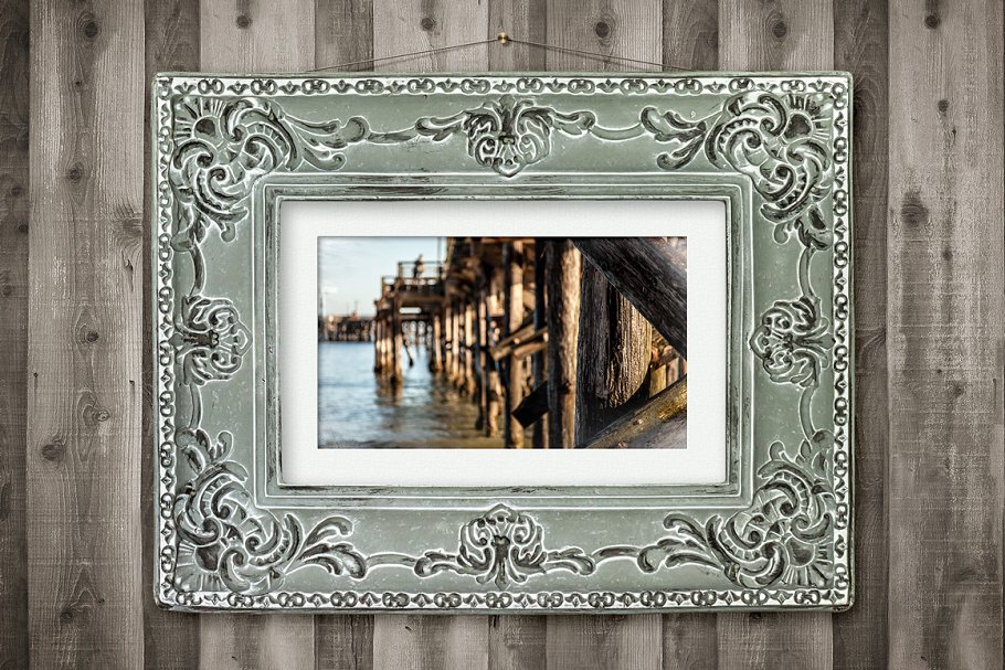 经典传统的图片画框样机 Picture Frame Mock