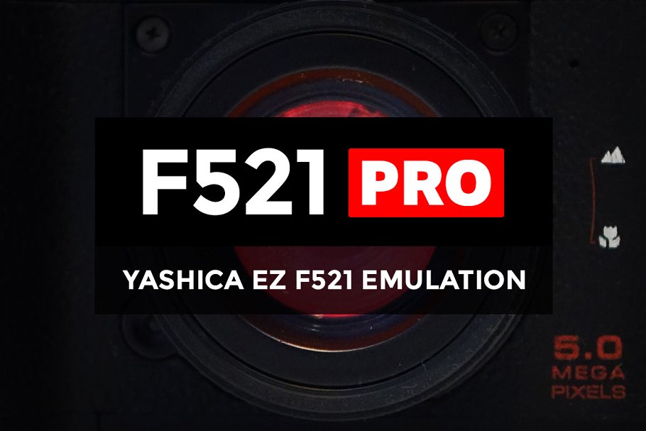 ps特效滤镜动作 Yashica EZ F521 Emula