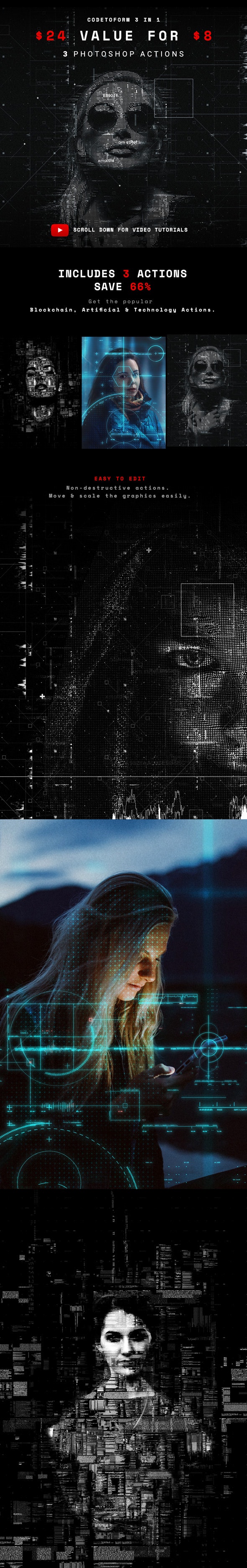 代码数据像素化照片效果ps动作Leonardo CS4 #3