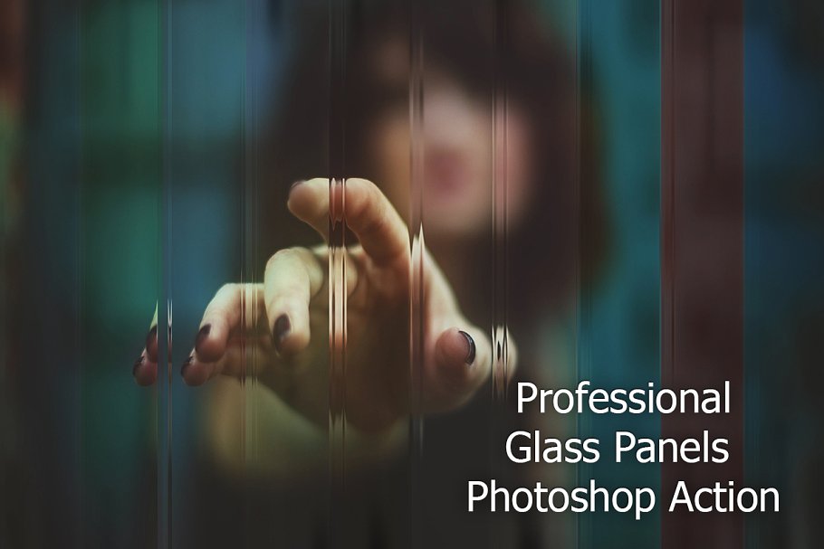 专业玻璃折射效果ps动作 Professional Glas