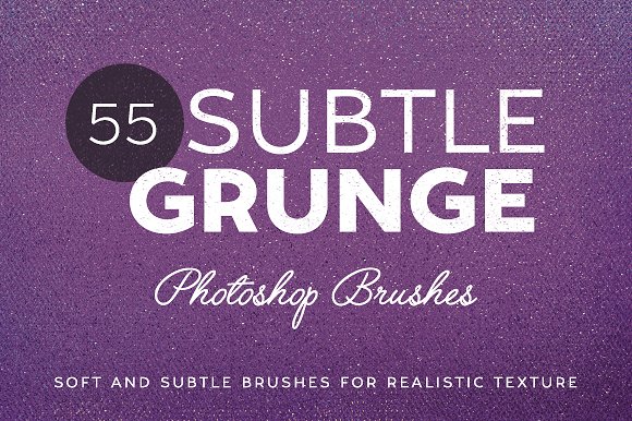 做旧微粒肌理笔刷 55 Subtle Grunge Brus