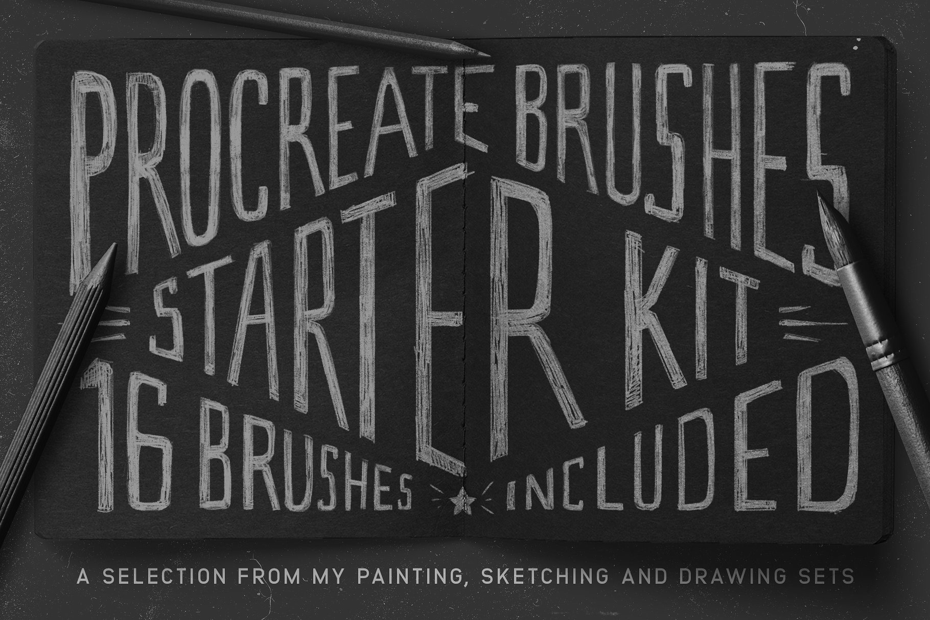 肌理笔刷下载 Procreate Brushes Start