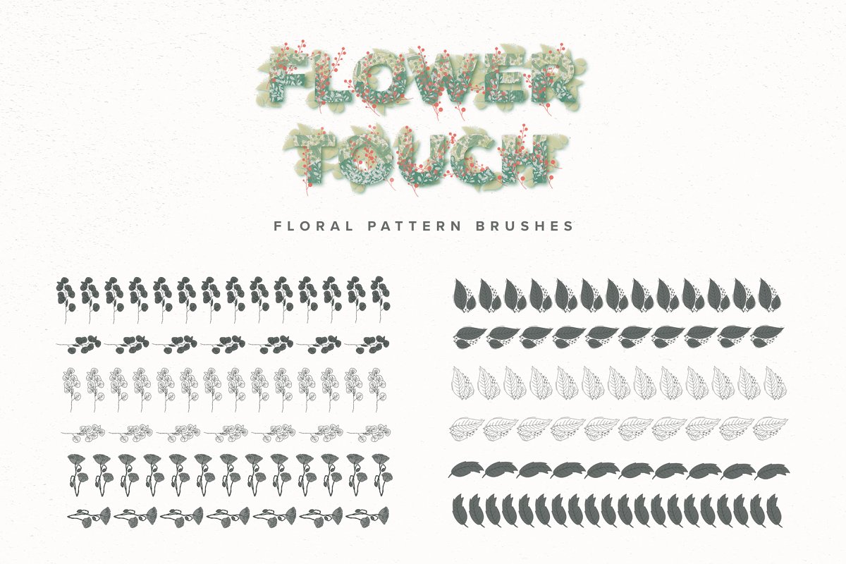 花卉植物iPad专用Procreate笔刷套装Flower