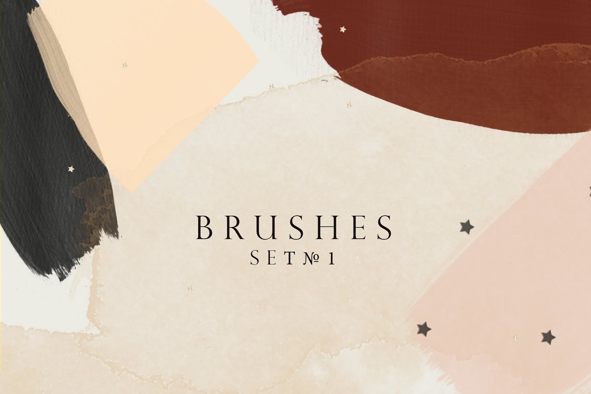 抽象水彩系列笔刷套装Abstract Brushes  #3