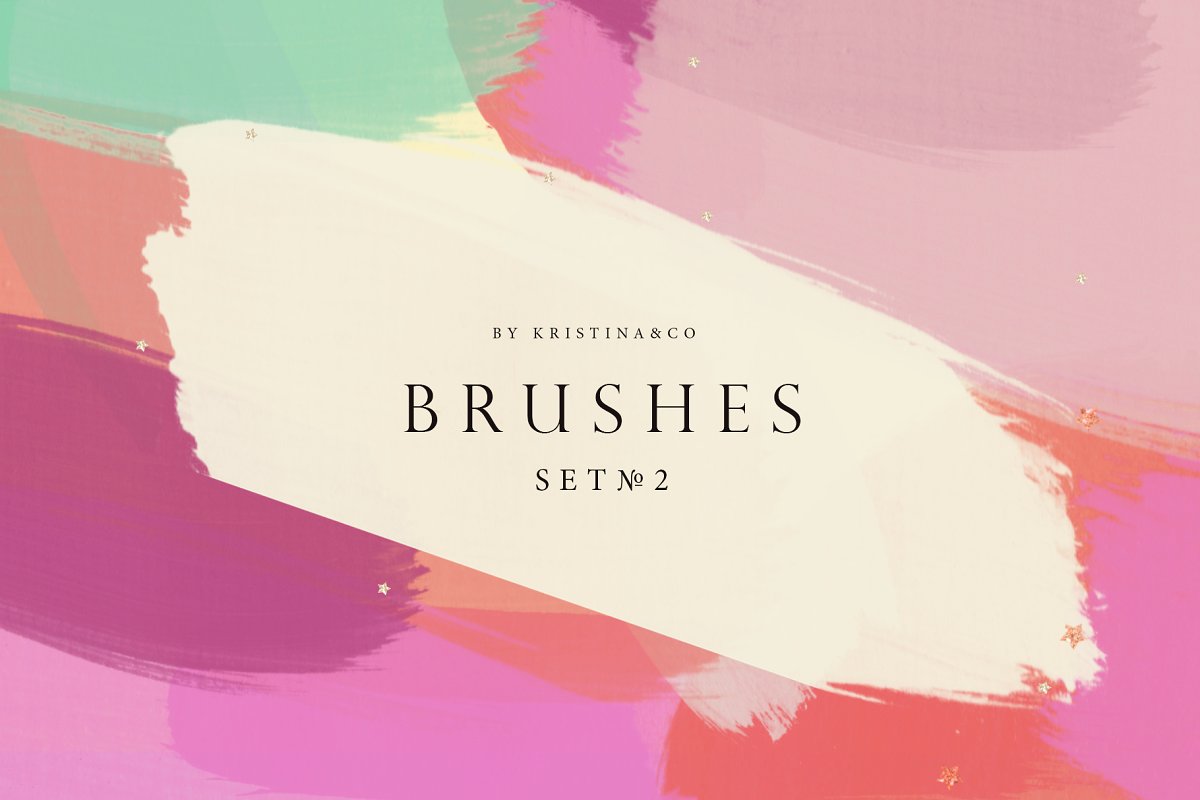 抽象水彩系列笔刷套装Abstract Brushes  #3