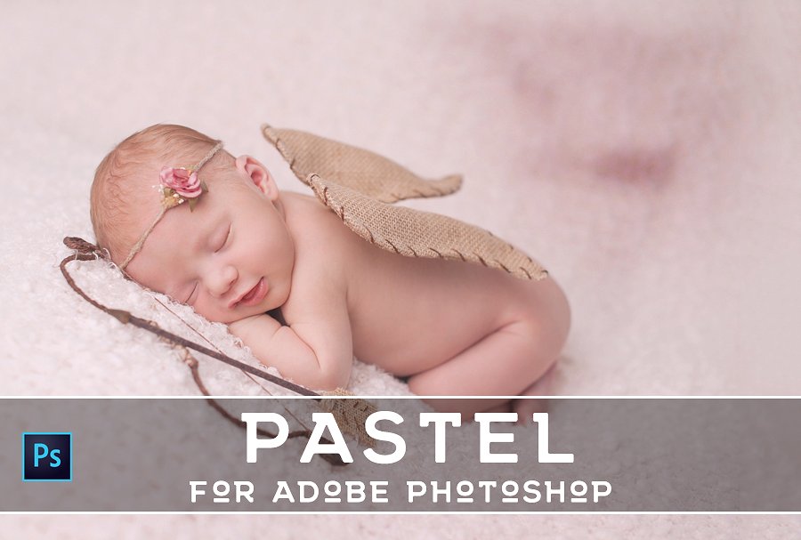 影楼婴儿宝宝摄影照片常用PS动作 20 Pro Pastel