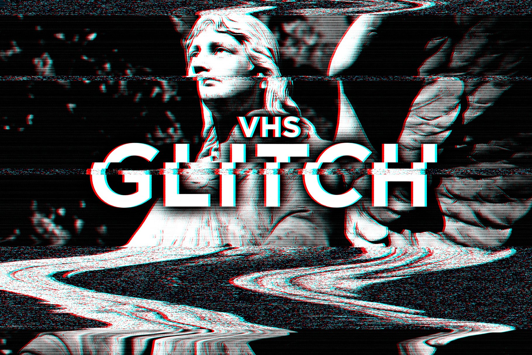VHS小故障效果 VHS Glitch Effects fo