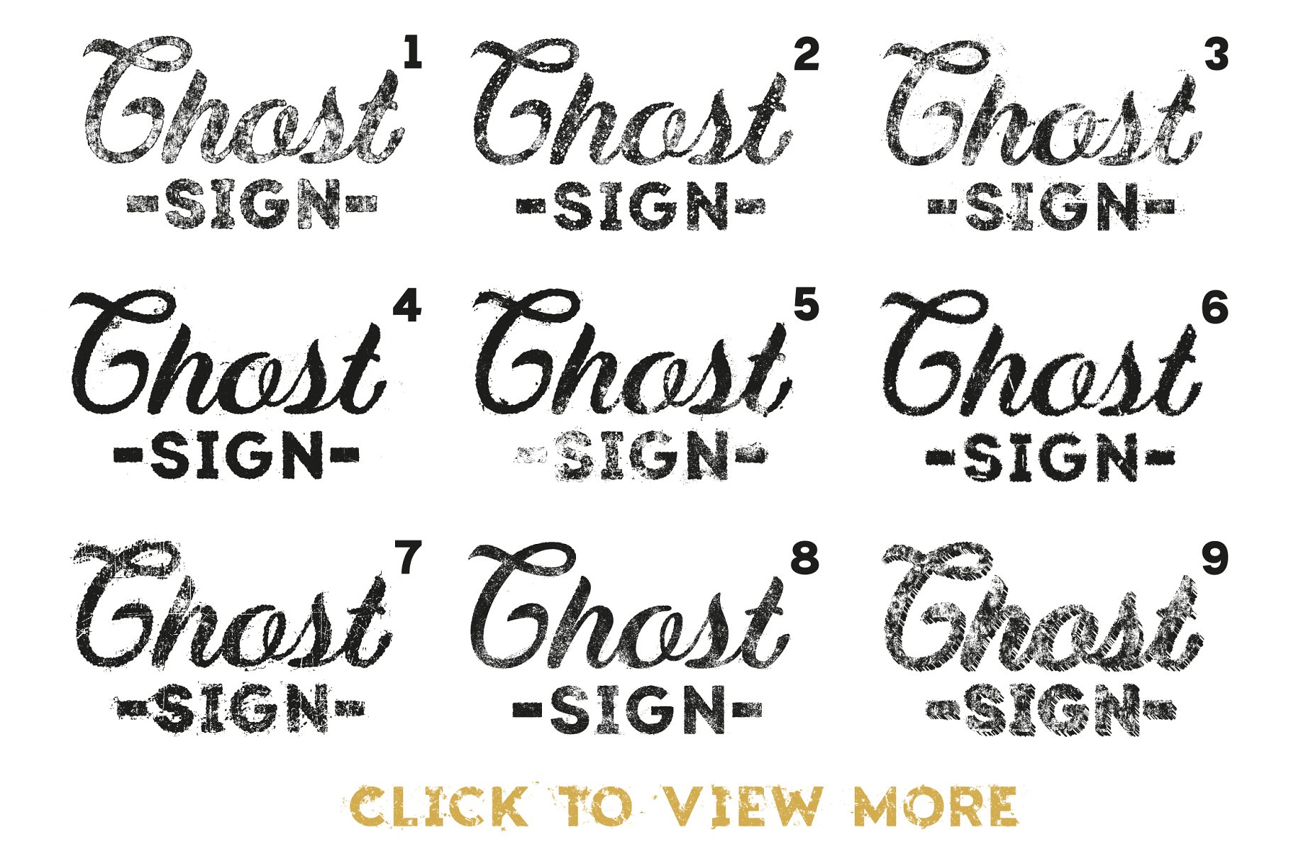 怀旧的Ai背景纹理素材 Ghost Signs for Ad