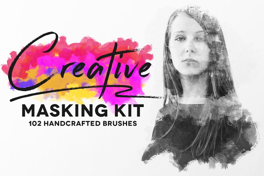 创意ps笔刷 Creative Masking Kit #1