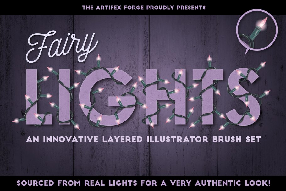 彩灯笔刷 Fairy Light Brushes #1238
