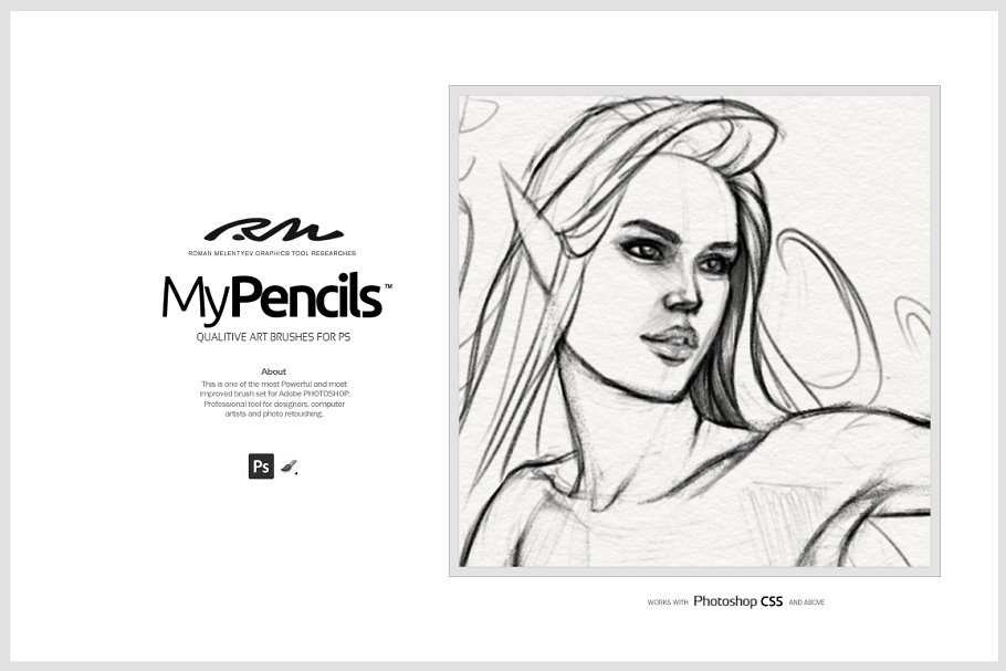 ps专业笔刷 RM My Pencils #123954