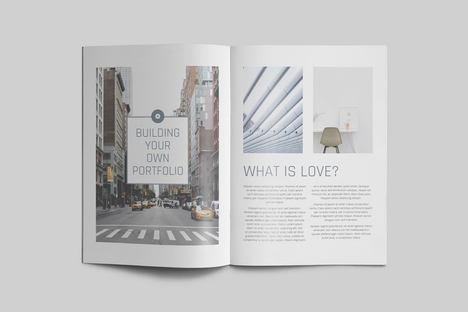 个人简历杂志模板 Portfolio Magazine #1