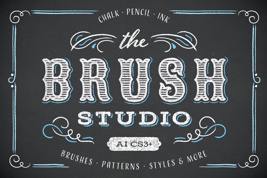 笔刷特效素材包 The Brush Studio #8783