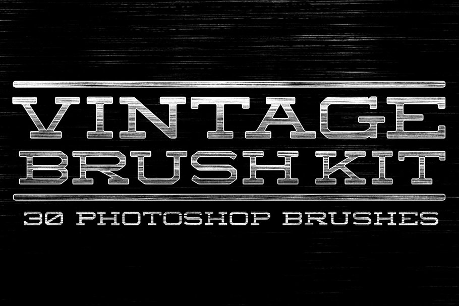 经典的绘画笔刷套装 Vintage Brush Kit #8