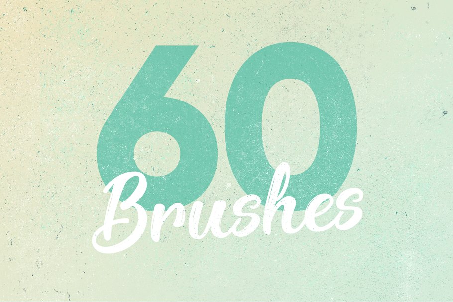 60个纹理笔刷 60 Subtle Grunge Brush