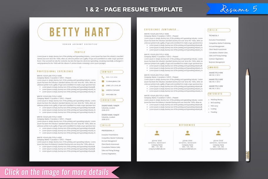 超级简历模版六合一 Resume CV Bundle #13