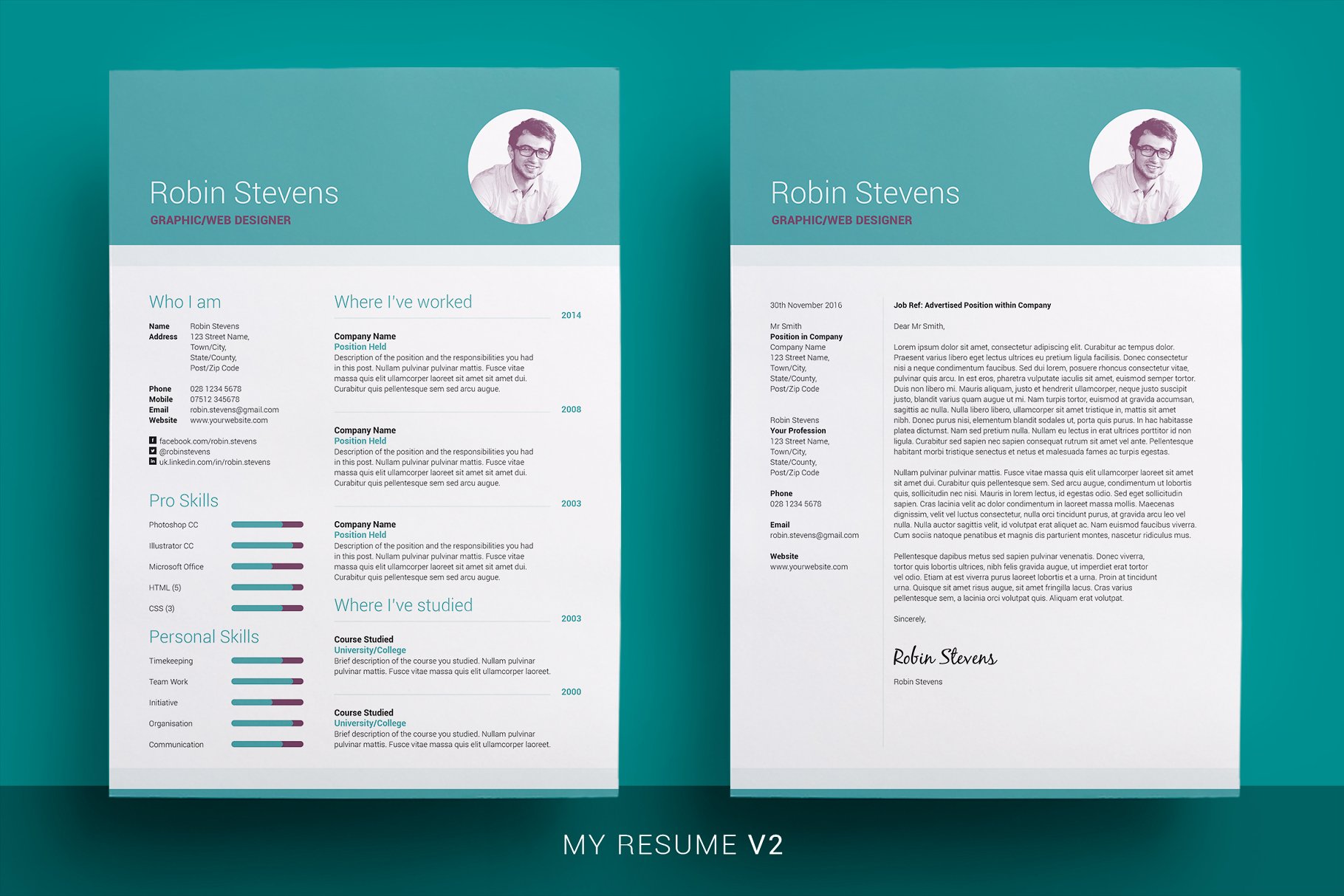 高端简历模版套装 My Resume Template Bu