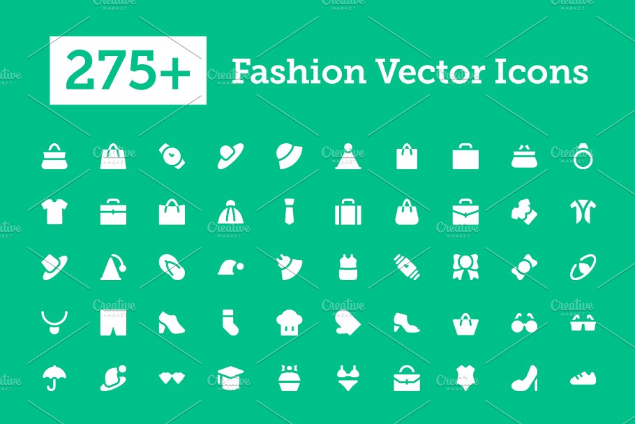 时尚矢量图标素材 275 Fashion Vector I