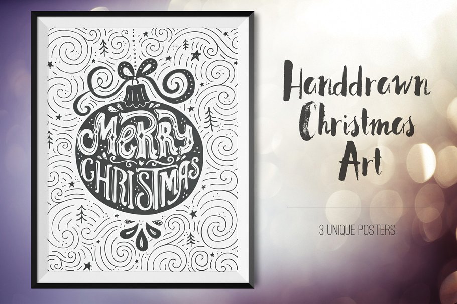 艺术圣诞卡片 Artistic Christmas Card