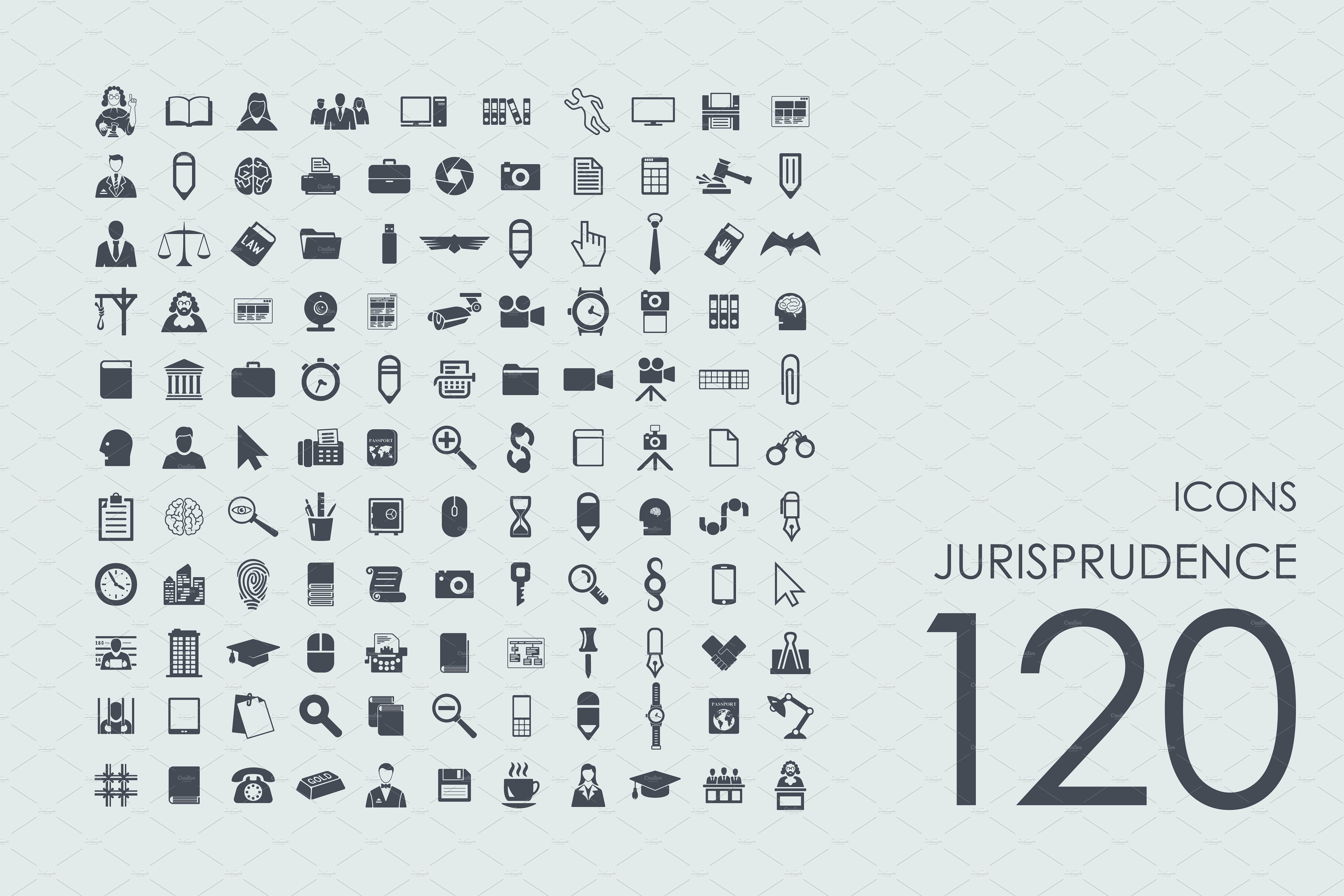 法学图标素材 120 jurisprudence icons