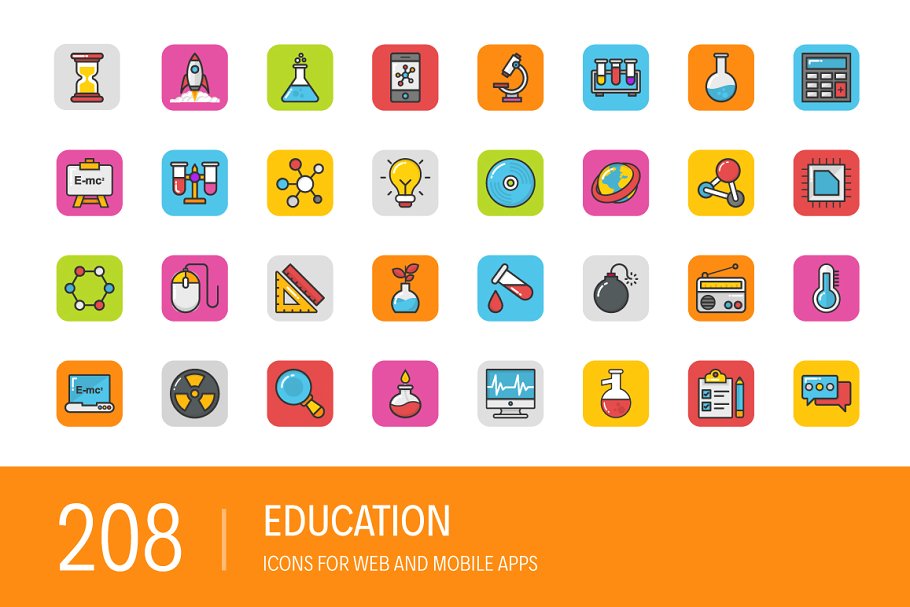 教育图标素材 208 Education Icons #13