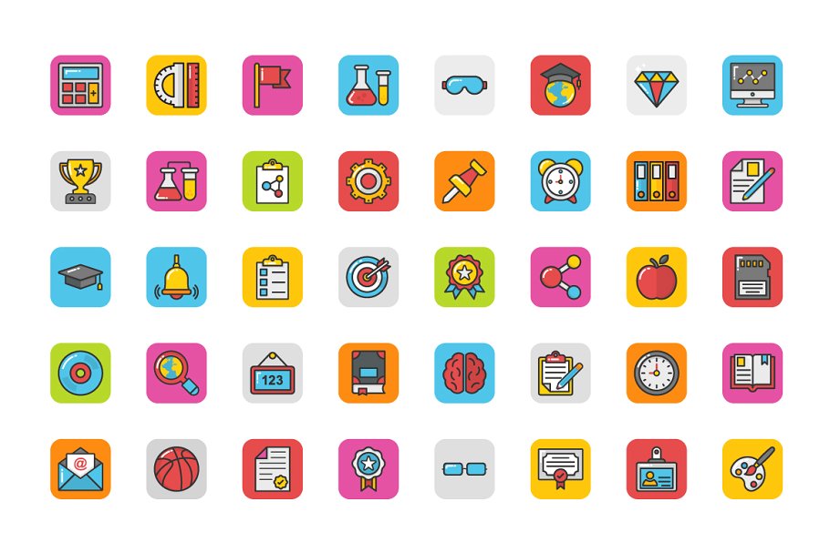 教育图标素材 208 Education Icons #13