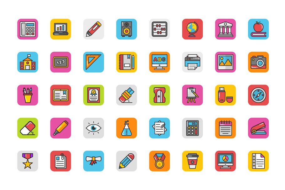 教育图标素材 208 Education Icons #13