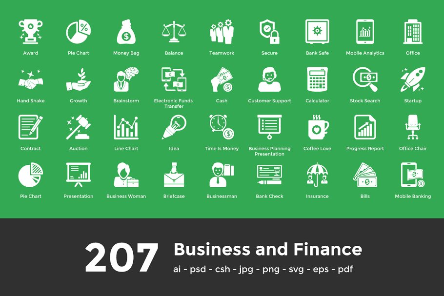 商业和金融图标大全 207 Business and Fin