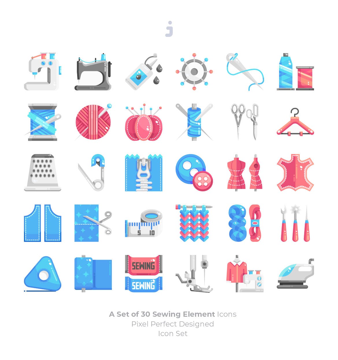 缝纫元素图标素材矢量图标sewing-element-ico