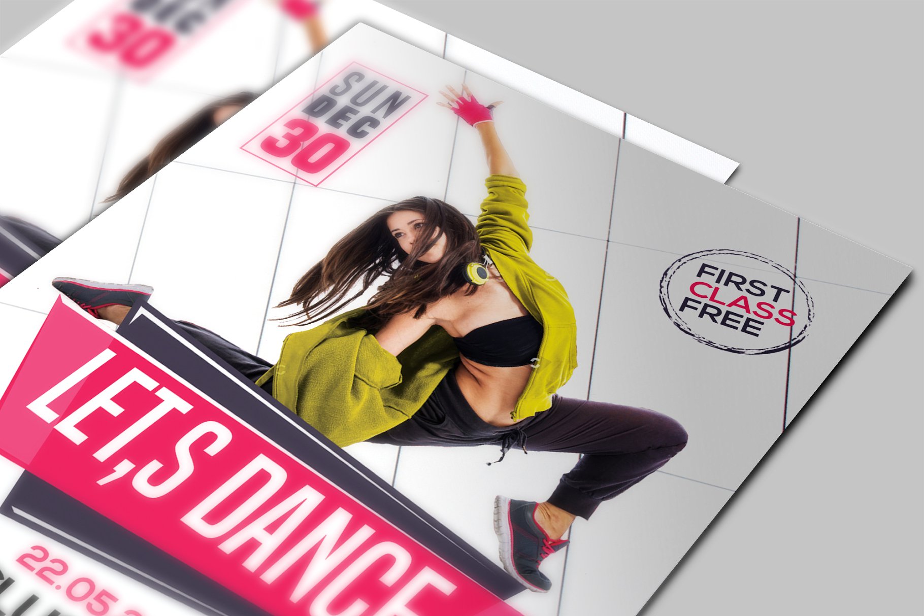 舞蹈传单设计模板 Dance Flyer #131301