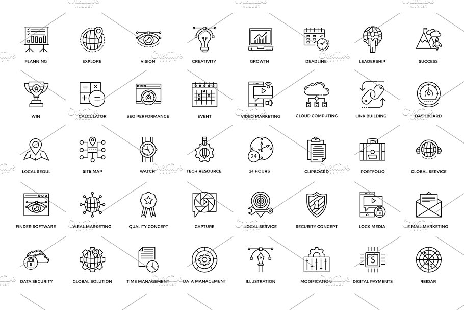 网页设计图标 128 Web Design Line Ico