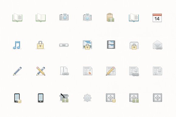 功能矢量图标素材 IconJar. 353 Icons #1