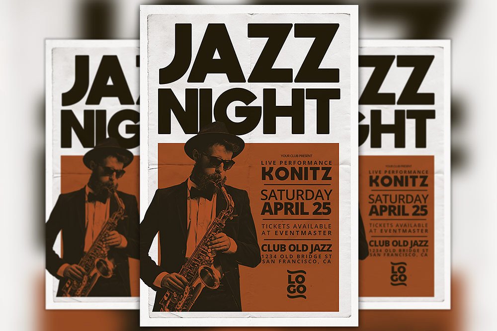 30爵士音乐海报设计 Jazz Concert Music