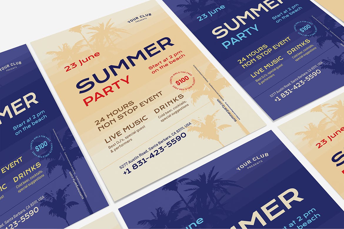 时尚高端简约多用途的高品质夏天夏季渡假旅游 summer-f