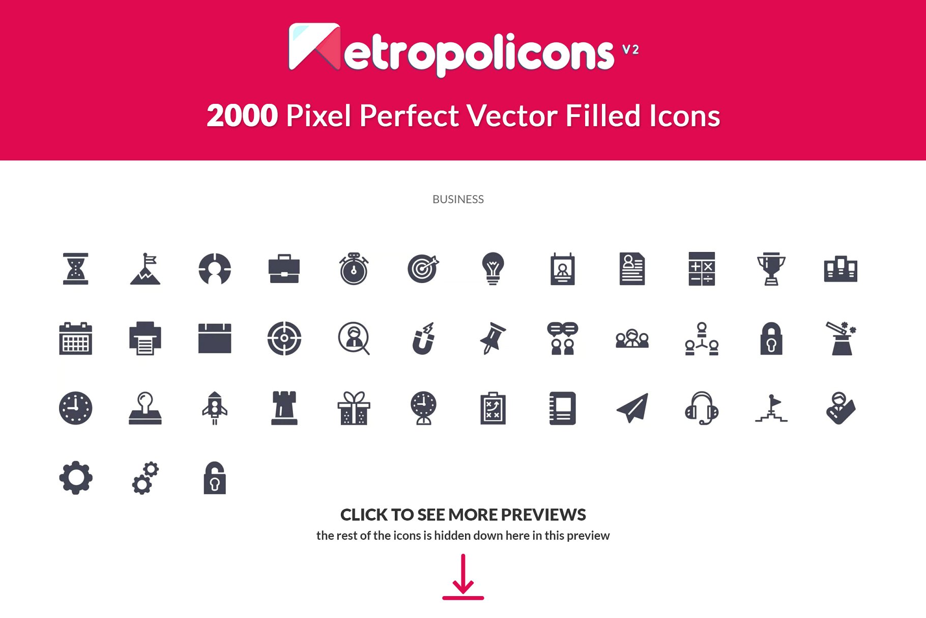 完美像素填充图标 2000 Filled Icons Set