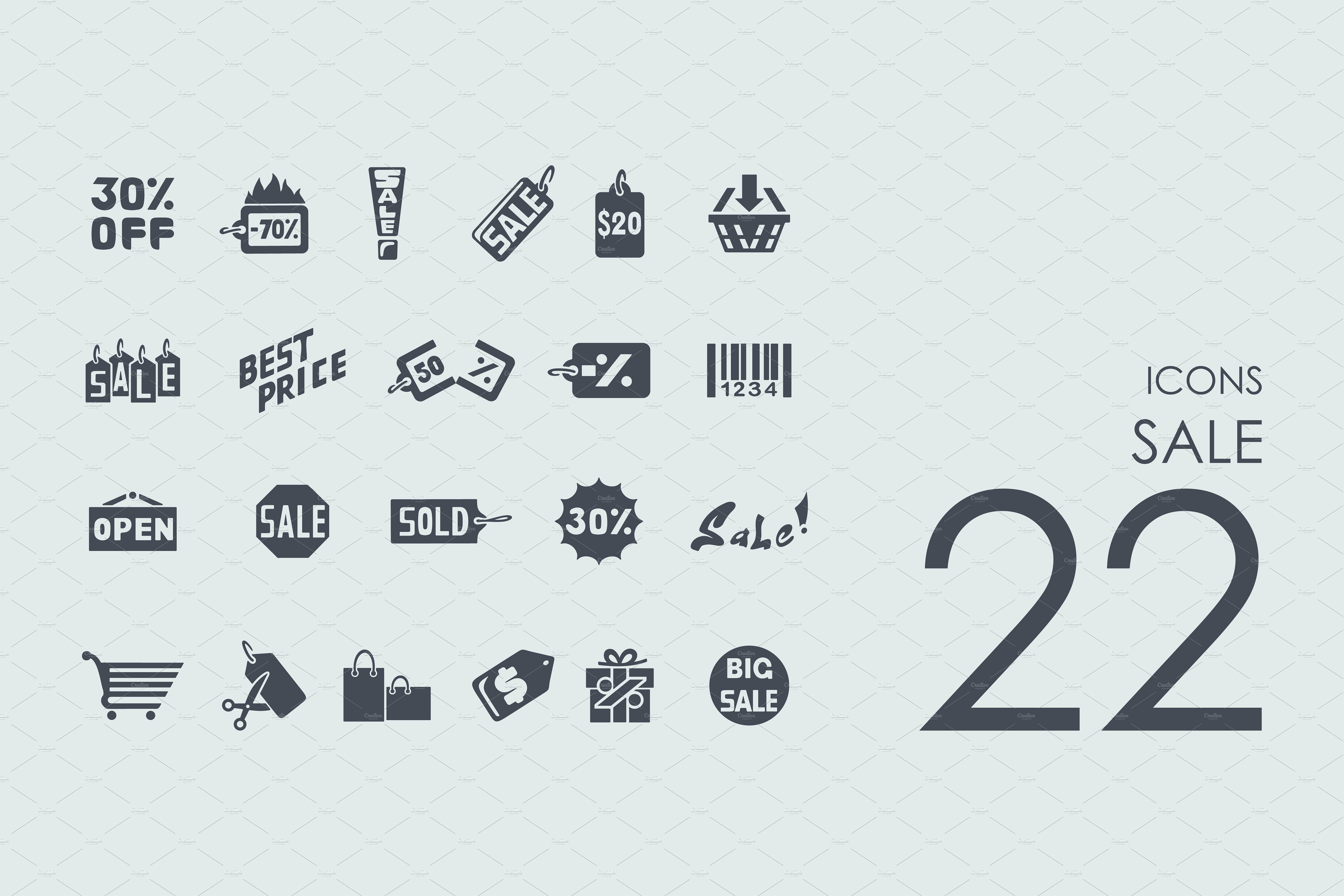 打折相关图标 22 sale icons #91998