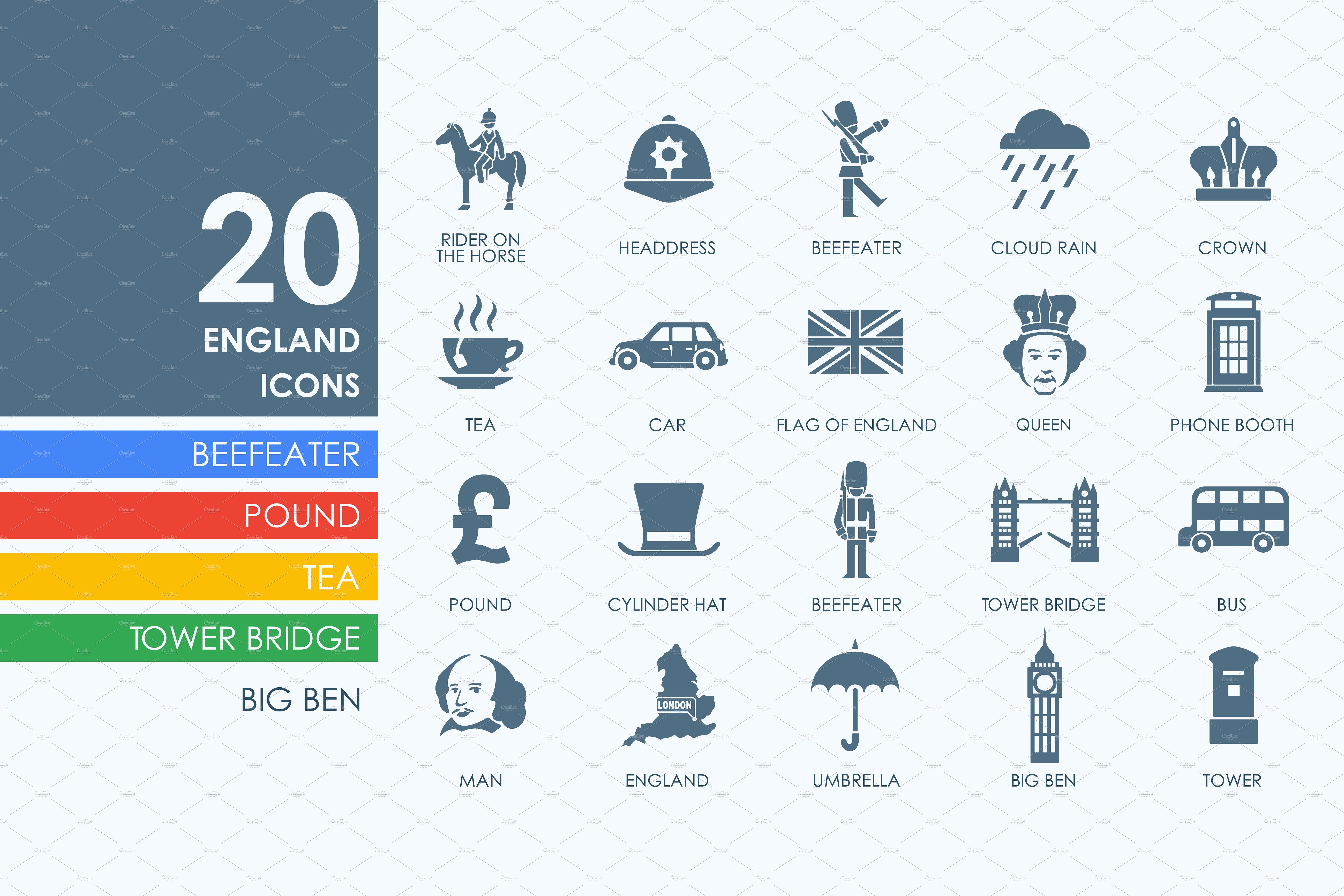 英格兰图标 20 England icons #91218